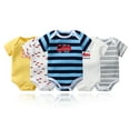 thumbnail image 2 of Emy Dola Unisex Baby Rompers 100% Cotton Short Sleeve Romper Onesies for Boys & Girls 0-24M Infant Summer Bodysuit, 2 of 8
