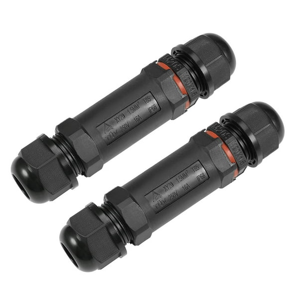 2PCS Waterproof IP68 3 Pole Outdoor External Electrical Junction Box