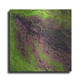 thumbnail image 1 of Luxe Metal Art 'Earth as Art: Demini River' Metal Wall Art, 36"x36", 1 of 7
