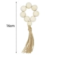 thumbnail image 5 of conditiclusy Beaded Napkin Rings Set of 12 Tassel Napkin Holder Boho Table Decor Gift Eco-Friendly Jute Twine Handmade, 5 of 8