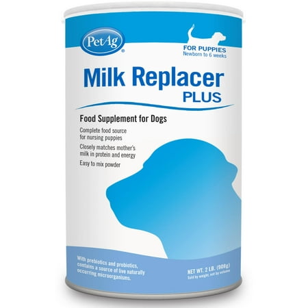 PetAg Milk Replacer Plus Powder for Puppies, 32 (Best Milk Substitute For Puppies)
