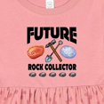 thumbnail image 4 of Inktastic Future Rock Collector Girls Baby Dress, 4 of 5
