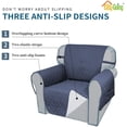thumbnail image 3 of Easy-Going Non-Slip Sofa Slipcover Waterproof Couch Cover Pet Cover in Home, Sofa, Navy, 3 of 6