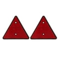 thumbnail image 2 of Reflector rojo, 2 piezas, reflector rojo para camión, suministros para automóviles, reflector de marcador triangular, rendimiento de alta gama, 2 of 9