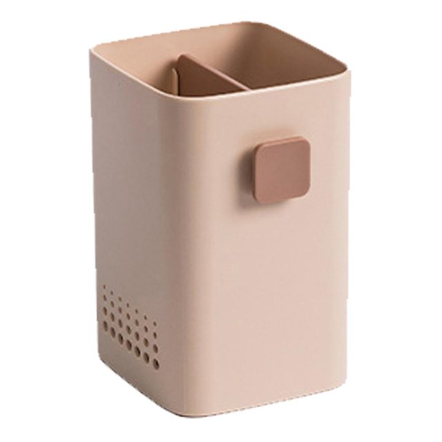 Caddy organizador de almacenamiento de cubiertos de pie, caja de almacenamiento de tenedores de cuchara de vajilla