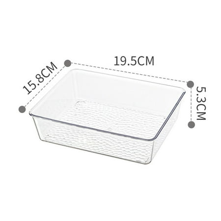 

Acrylic tray household tea tray Living room tea set cup tray Fruit plate storage tray Transparent rectangular trumpet