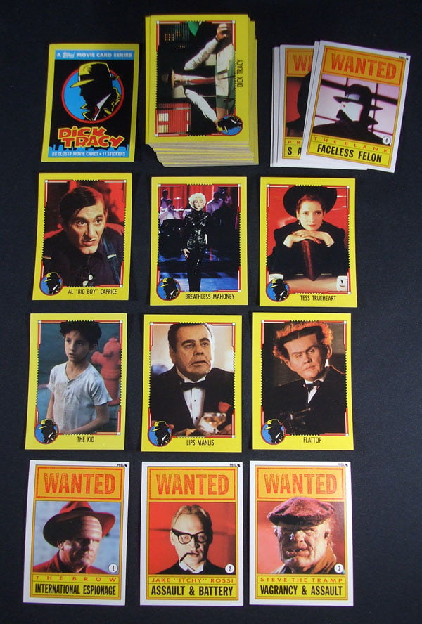 Dick Tracy 1990 Topps Collectors Edition Movie Trading Card Set Mint in Box 