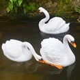 thumbnail image 4 of Weathervane Simulation Resin Ornament, White Garden Ornament, Pool Pond For Landscape Yard, 4 of 8