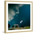 thumbnail image 2 of Marmont Hill "Lone White Boat" by Karolis Janulis Framed Painting Print, 2 of 5