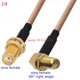 thumbnail image 3 of Kit de conector RG316 SMA a SMA macho hembra, conector RPSMA macho hembra a SMA, para cable de extensión de puente de coleta RG-316 de baja pérdida, 3 of 5