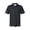 Black, variant on - Diamond Dot Print Polo - A498 - Black/ White/ Grey Three - Size: 2XL