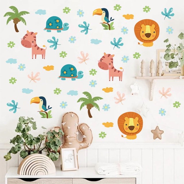 Bonita Pegatina de Pared Autoadhesiva para Decoración de Fondo de Dormitorio y Sala de Estar.