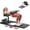 Black-Multi, variant on 4 IN 1 Leg Extension Curl Machine - Adjustable Leg Curl Machine with 700lbs Capacity (Red)