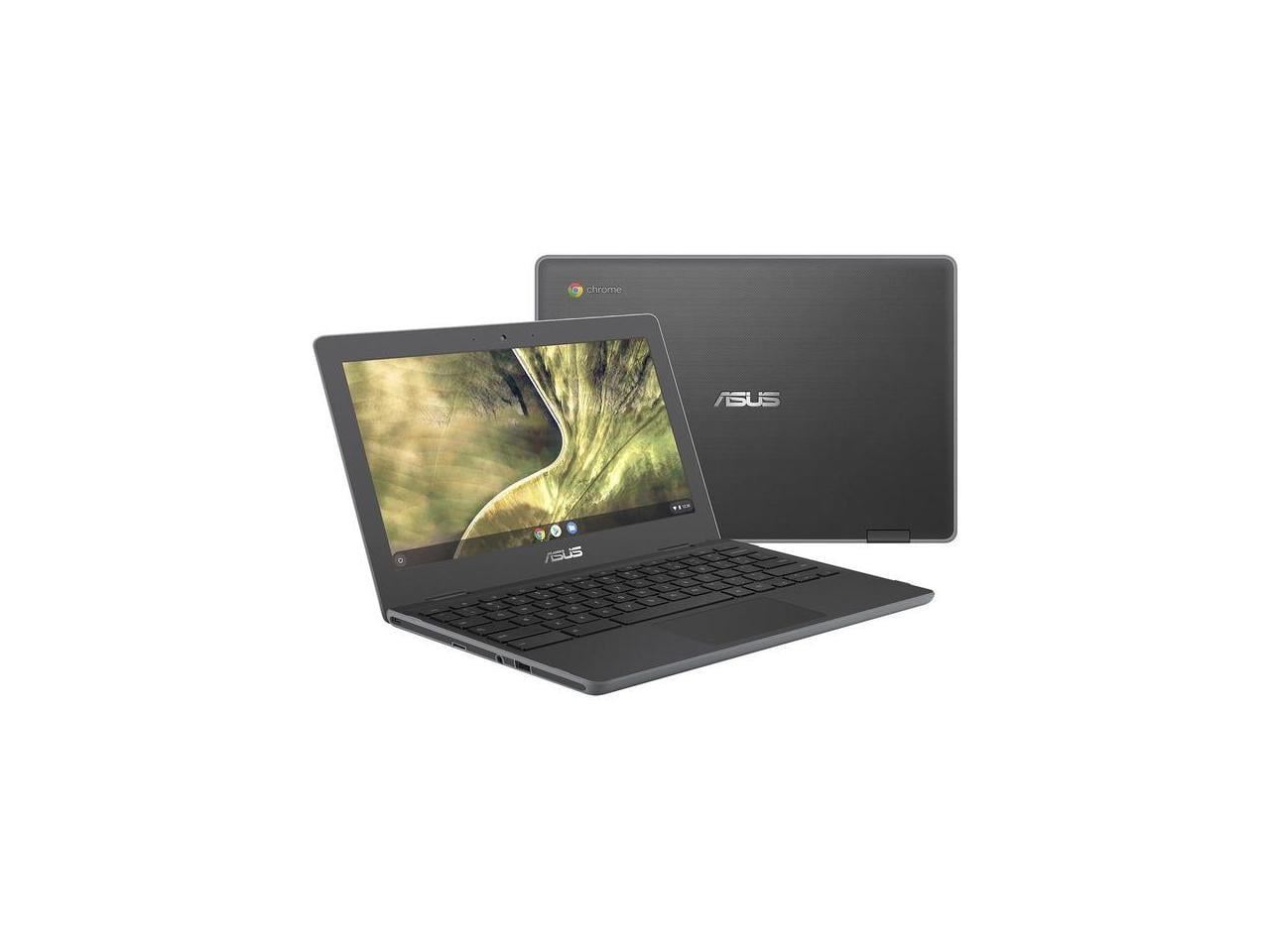 ASUS Chromebook C204MA YZ02 - 180-degree hinge design - Intel Celeron N4020  / 1.1 GHz - Chrome OS - UHD Graphics 600 - 4 GB RAM - 32 GB eMMC - 11.6