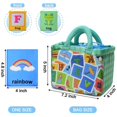 thumbnail image 4 of Cartes Alphabet en Tissu Lavables Jouet Casse-Tête Abc Cartes Flash pour Plus de 0 Ans, 4 of 7