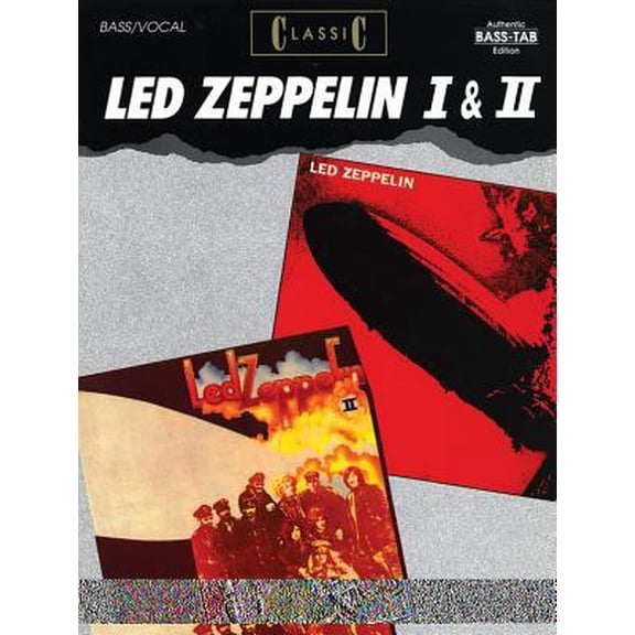 Pre-Owned Classic Led Zeppelin -- Led Zeppelin & II: Authentic Bass Tab (Paperback) 0769205542 9780769205540