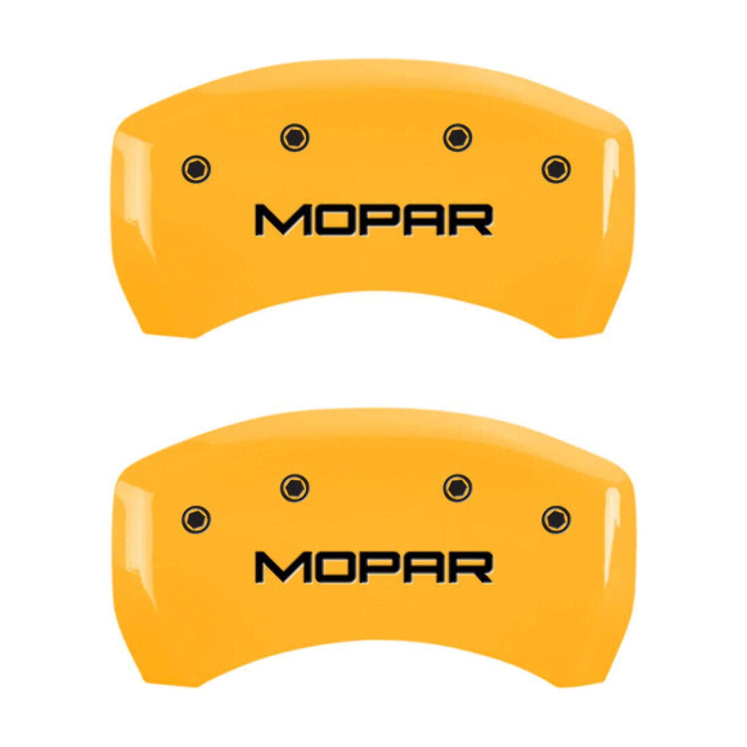 MGP Caliper Covers 12162SMOPYL Disc Brake Caliper Cover