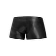 thumbnail image 6 of YiZYiF Mens Low Rise Glossy Boxer Briefs Underwear Solid Color Boxers Low Rise Swimming Trunks Black XXL, 6 of 7