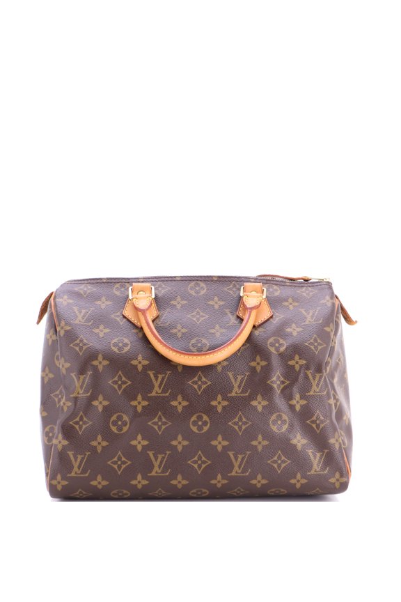 Pre-Owned Speedy Handbag Monogram Canvas 30 By Rebag