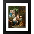 thumbnail image 2 of Daniel Gran 15x18 Black Modern Framed Museum Art Print Titled - The Holy Family (1747), 2 of 5