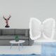 thumbnail image 2 of Figura De Ciervo Con Lazo, Adorno Moderno De Resina Para Cojín, Decoración Para Sofá, Mesita De Noche, Hogar, Oficina, Estudio O Habitación., 2 of 8