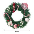 thumbnail image 2 of Feliz Navidad Para Puerta De Entrada Corona De Navidad Para Colgar En La Puerta Con Decoración De Interior Y Exterior De Conejo De Caramelo. Yuarrent HA040826-02, 2 of 6