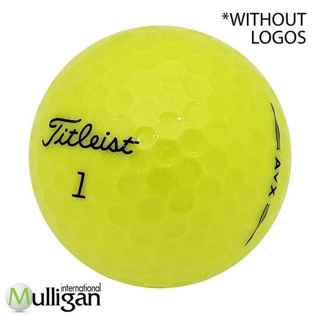 Mulligan - 48 Titleist AVX 4A Recycled Used Golf Balls, Yellow