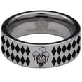 thumbnail image 2 of Jester Clown Tungsten Carbide Ring, 2 of 9