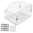thumbnail image 1 of Cesta trasera para bicicleta Cesta para bicicleta Montaje trasero para portaequipajes, Práctica, Fácil de instalar Ligera, Desmontable, Gran capacidad Plata, 1 of 8