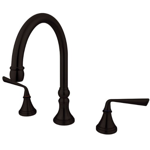 Kingston Brass Silver Sage Two Handle Roman Tub Filler