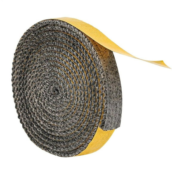 Wood Stove Replacement Gasket, Self-adhesive Glass Fiber Rope, Chimney Tape Gasket-3mm×15mm×3m