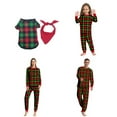 thumbnail image 6 of GYRATEDREAM Family Christmas Pjs Matching Sets Xmas Holiday Jammies Reindeer Snowflake Christmas Pajamas Sleepwear Loungewear Dad Mom Kids PJs for M Red, 6 of 6