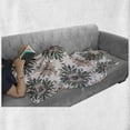 thumbnail image 6 of Thistle Soft Flannel Fleece Throw Blanket, Colorful Ornament of Thistle Flowers with Curved Leaves and Stems Print, Cozy Plush for Indoor and Outdoor Use, 50" x 70", Multicolor, by Ambesonne, 6 of 6