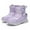 Z1-Purple, variant on Quealent Boys Snow Boots Winter Waterproof Slip Resistant Cold Weather Shoes (Toddler/Little Kid/Big Kid) Black for Size 1