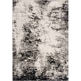 thumbnail image 2 of Hauteloom Briley Modern Abstract Area Rug - Contemporary Marble Print Rug for Living Room, Bedroom, Dining Room - Light Silver, Black and White - 5'3" x 7' (5x7 Area Rug), 2 of 15
