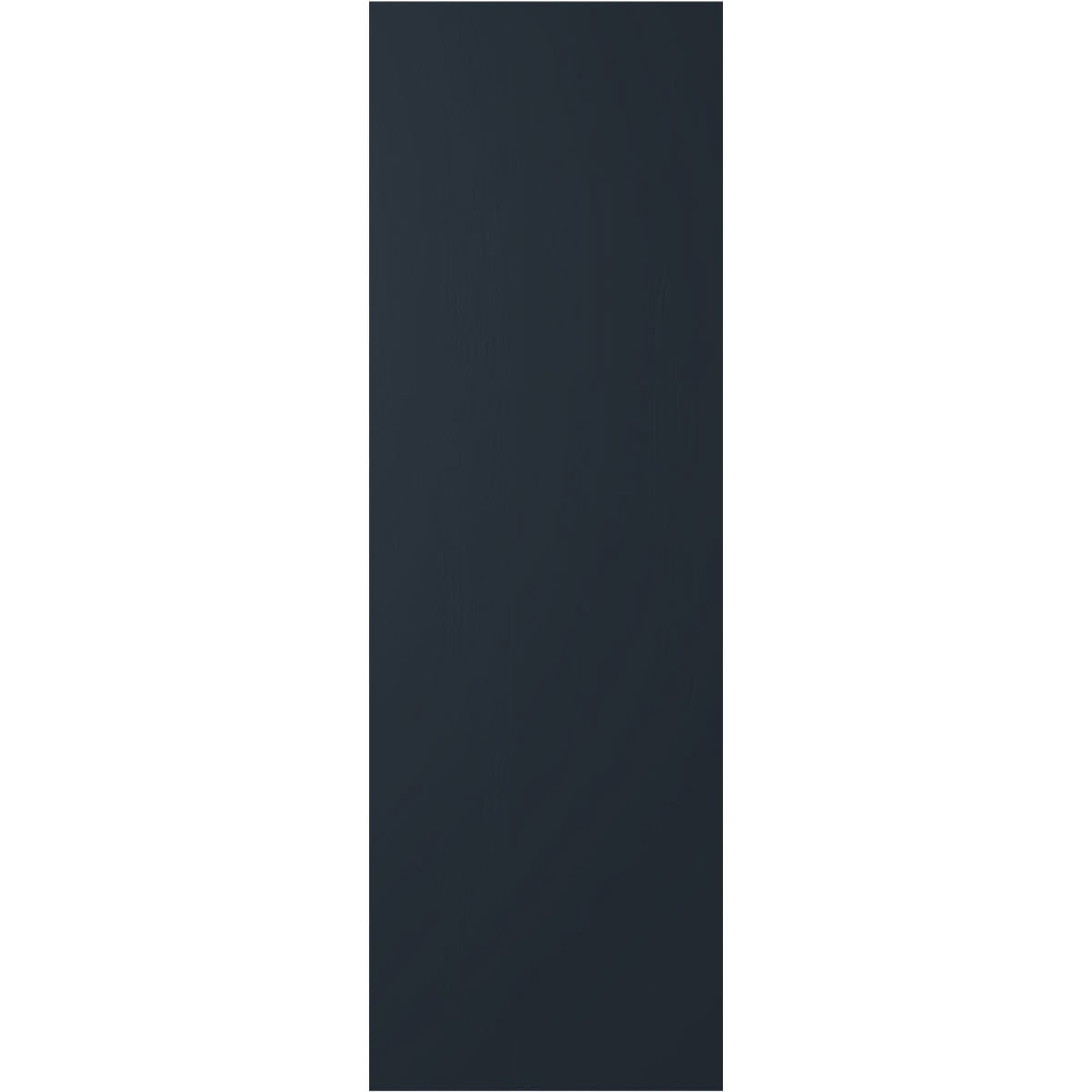 Ekena Millwork 17 1/2"W x 45"H Americraft Five Board Exterior Real Wood Two Equal Panel Framed Board-n-Batten Shutters (Per Pair), Starless Night Blue
