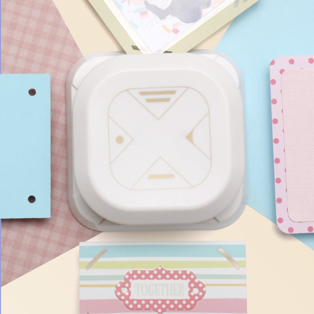 Miiottaa 4-in-1 Paper Hole Puncher Corner Paper Puncher for Card Making Document Binding