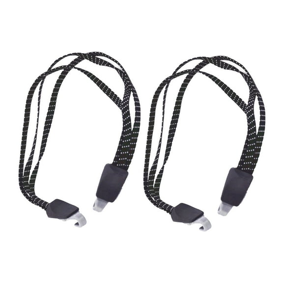 GARENDE 2 Pieces 3 in 1 Elastic Rope 60cm Bike Bungee Cords for Bicycles Motorcycles