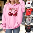 thumbnail image 6 of Gubotare Hoodies for Girls Trendy Hoodie Trendy Teen Girl Clothes Hoodies Cute Back To School for Girls Clothing Preppy Sweaters Shirts Size 7-8 (White,7-8 Years), 6 of 8