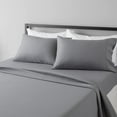 thumbnail image 1 of Lightweight Super Soft, Wrinkle-Free, Easy Care Microfiber 4-Piece Bed Sheet Set with 14-Inch Deep Pockets, Full, Bright White, Solid, 1 of 7