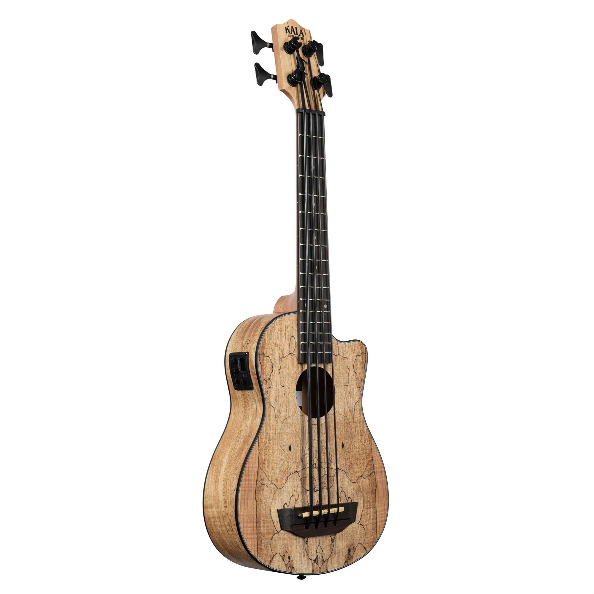 Kala U-BASS SCOUT Cutaway Mahogany Acoustic Electric Bass Ukulele w/Padded Bag
