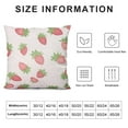 thumbnail image 6 of COMIO  Set of 2 Strawberry Throw Pillow Covers, Kawaii Strawberry Cushion Case for Home Living Room Decor,  Cute Pink Decorative Throw Cushion Case,, 6 of 6
