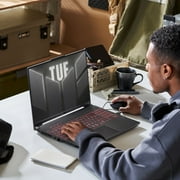 ASUS TUF Gaming A16 (2025) PC Gaming Laptop, 16” 16:10 FHD+ 144Hz Display, AMD Ryzen™ 5 7535HS, NVIDIA GeForce RTX 4050, 16GB DDR5, 512GB PCIe SSD, Wi-Fi 6, Windows 11 Home FA607NU-WS53