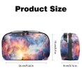 thumbnail image 5 of Galaxy Digital Travel Bag Cord Organizer Hard Drive Bags Waterproof Oxford Cloth Cord Storage Organizer Box 5.9x9.44x3.14 in Black Digital Electronic Accessories Organizer Bag, 5 of 6