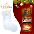thumbnail image 4 of Coolnut 17.7 Inch Christmas Stockings, 2 PCS Light Blue Presonalized Large Stocking Sock for Family Holiday Xmas Party Decorations, 4 of 7