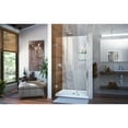 thumbnail image 5 of DreamLine Unidoor 40-41 in. W x 72 in. H Frameless Hinged Shower Door with Shelves in Chrome, 5 of 12