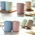 thumbnail image 2 of Upstyle Environmentally Friendly Healthy Wheat Straw, Biodegradable, Bamboo Plastic Cup, Mug, For Water, Coffee, Milk, e Color 1, 2 of 7