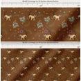 thumbnail image 2 of Soimoi Cotton Poplin Fabric Leaves,Housefly & Lemur Animal Decor Fabric Printed Yard 56 Inch Wide, 2 of 7