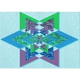 thumbnail image 1 of Ahgly Company Tapis Rectangulaire Lavable en Machine Intérieur Transitionnel Bleu, 7 Pieds x 9 Pieds, 1 of 7