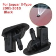 thumbnail image 2 of 2X Windscreen Washer Jet Spray Nozzles for Jaguar for X-Type 2001-2010 Black, 2 of 9